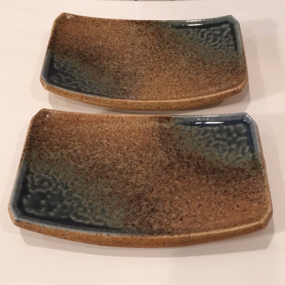 Appetizer Plates Set of Two - 7” x 4.5” - Picture 4 of 5